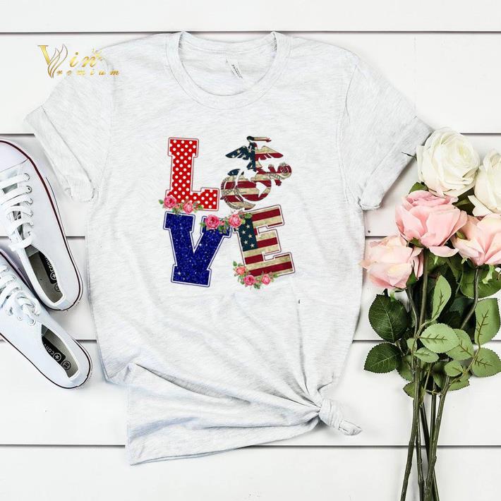 Love United States Marine Corps flowers shirt sweater Love United States Marine Corps flowers shirt sweater 4 - Love United States Marine Corps flowers shirt sweater