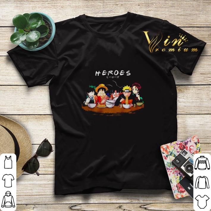 Mashup Heroes characters Anime eat together shirt sweater Mashup Heroes characters Anime eat together shirt sweater 4 - Mashup Heroes characters Anime eat together shirt sweater