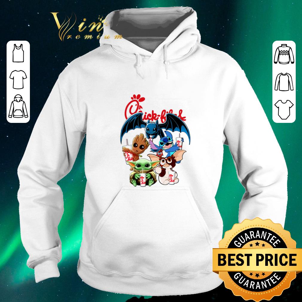 Nice Chick Fil A Mashup Baby Yoda Baby Groot Toothless Stitch Gizmo shirt sweater 4 - Nice Chick Fil A Mashup Baby Yoda Baby Groot Toothless Stitch Gizmo shirt sweater