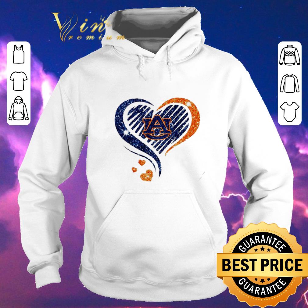 Nice Diamond heart Auburn Tigers Lover shirt sweater 4 - Nice Diamond heart Auburn Tigers Lover shirt sweater