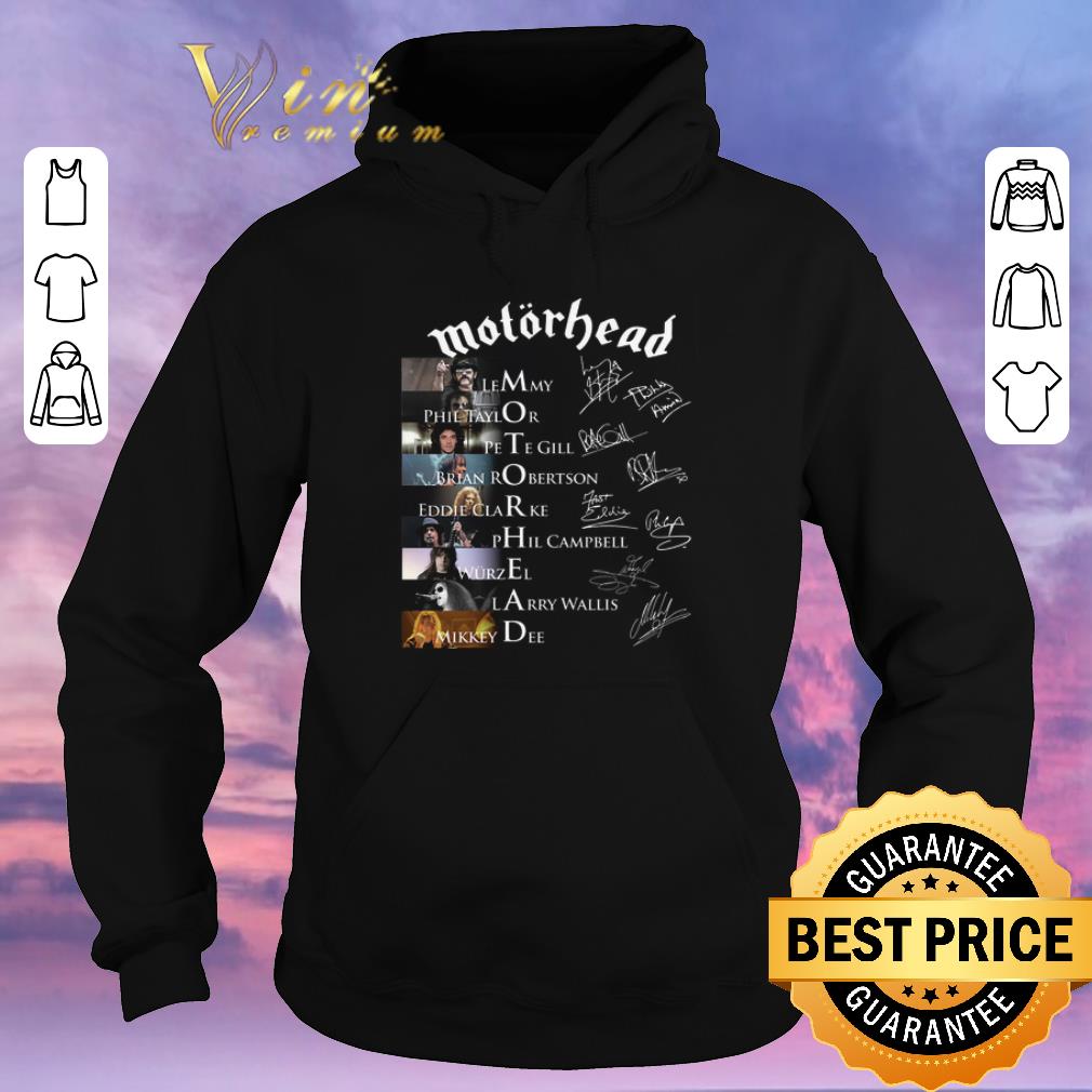 Nice Motorhead signatures Lemmy Phil Taylor Pete Gill Brian Robertson shirt sweater Nice Motorhead signatures Lemmy Phil Taylor Pete Gill Brian Robertson shirt sweater 4 - Nice Motorhead signatures Lemmy Phil Taylor Pete Gill Brian Robertson shirt sweater