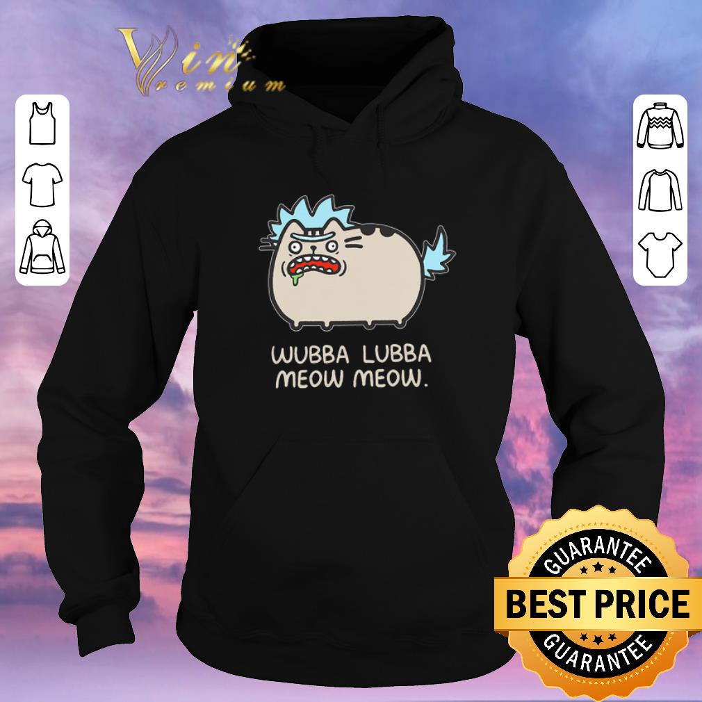 Nice Rick and Morty Pusheen wubba lubba meow meow shirt sweater Nice Rick and Morty Pusheen wubba lubba meow meow shirt sweater 4 - Nice Rick and Morty Pusheen wubba lubba meow meow shirt sweater