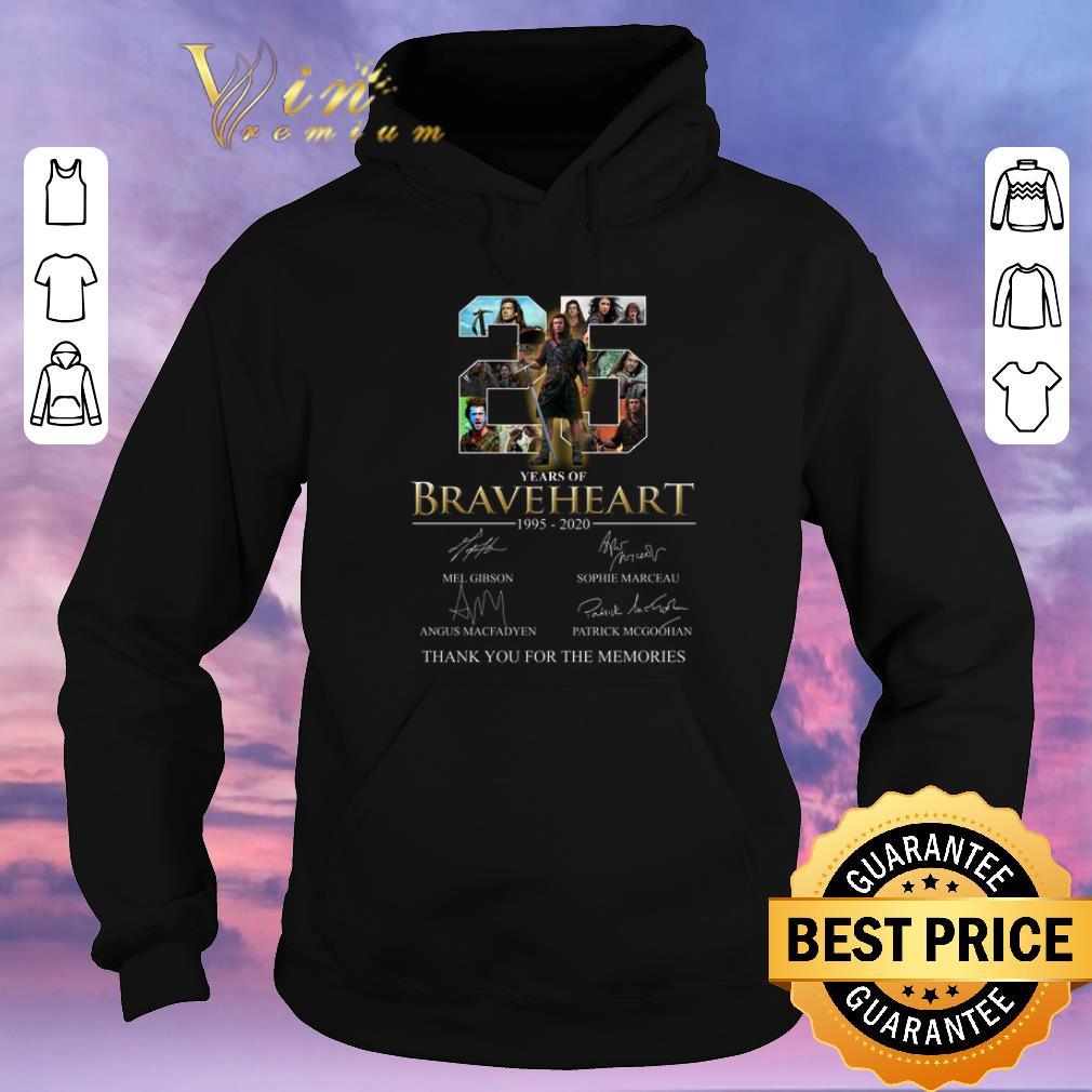 Official 25 years of Braveheart signatures thank you for the memories shirt sweater Official 25 years of Braveheart signatures thank you for the memories shirt sweater 4 - Official 25 years of Braveheart signatures thank you for the memories shirt sweater