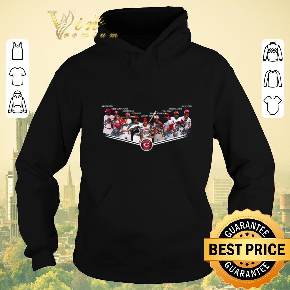 Official Cincinnati Reds legend signatures Ken Griffey Dave Concepcion shirt sweater 4 - Official Cincinnati Reds legend signatures Ken Griffey Dave Concepcion shirt sweater