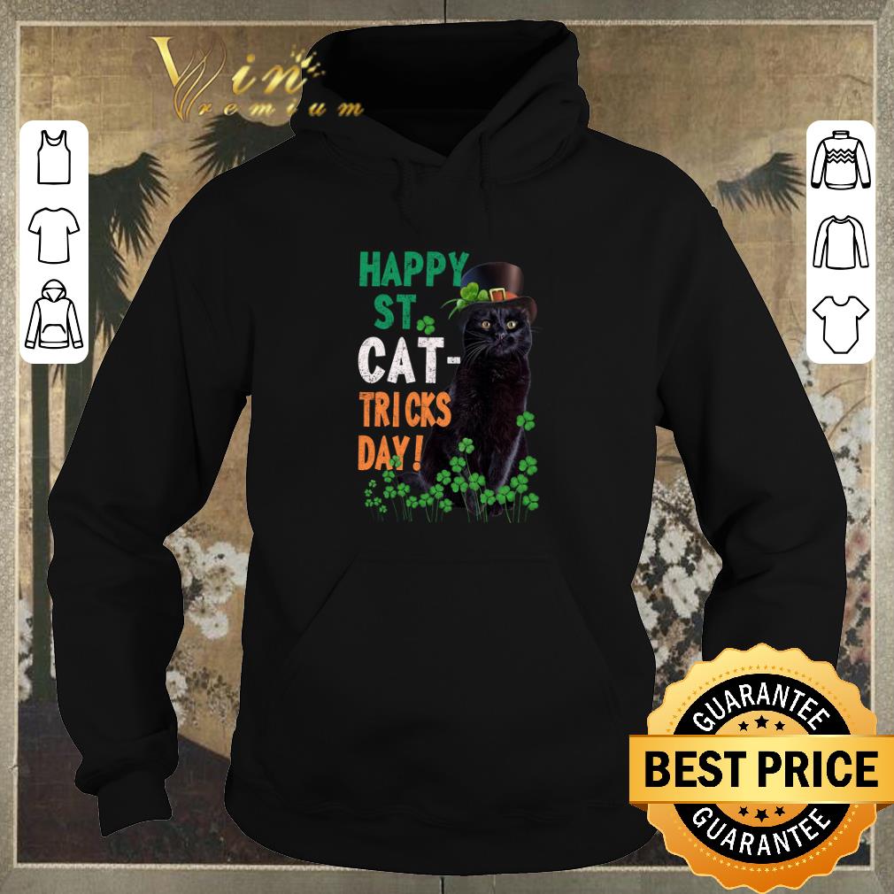 Official Happy St Cat-Tricks day St. Patrick day black cat shirt sweater Official Happy St Cat Tricks day St Patrick day black cat shirt sweater 4 - Official Happy St Cat-Tricks day St. Patrick day black cat shirt sweater