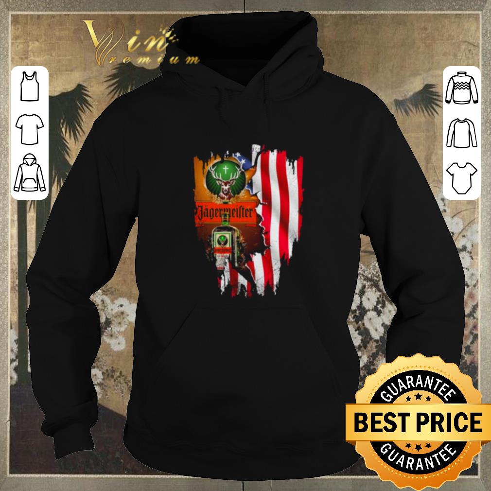 Official Jagermeister mashup American flag shirt sweater Official Jagermeister mashup American flag shirt sweater 4 - Official Jagermeister mashup American flag shirt sweater