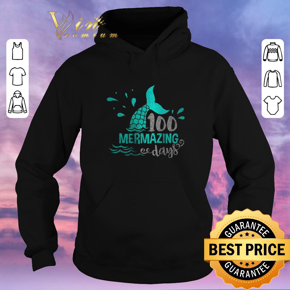 Official Mermaid 100 Mermazing Days shirt sweater Official Mermaid 100 Mermazing Days shirt sweater 4 - Official Mermaid 100 Mermazing Days shirt sweater