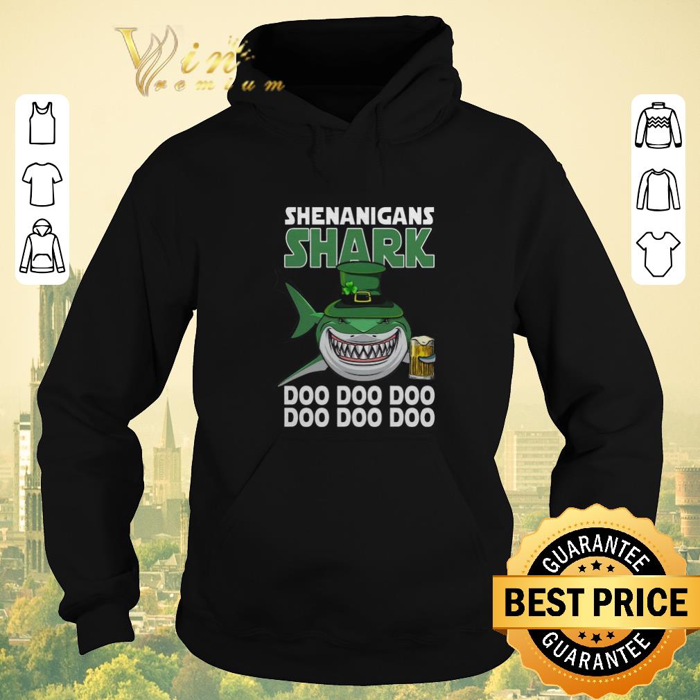 Official Shenanigans Shark Doo Doo Doo St Patrick s Day shirt sweater 4 - Official Shenanigans Shark Doo Doo Doo St Patrick's Day shirt sweater