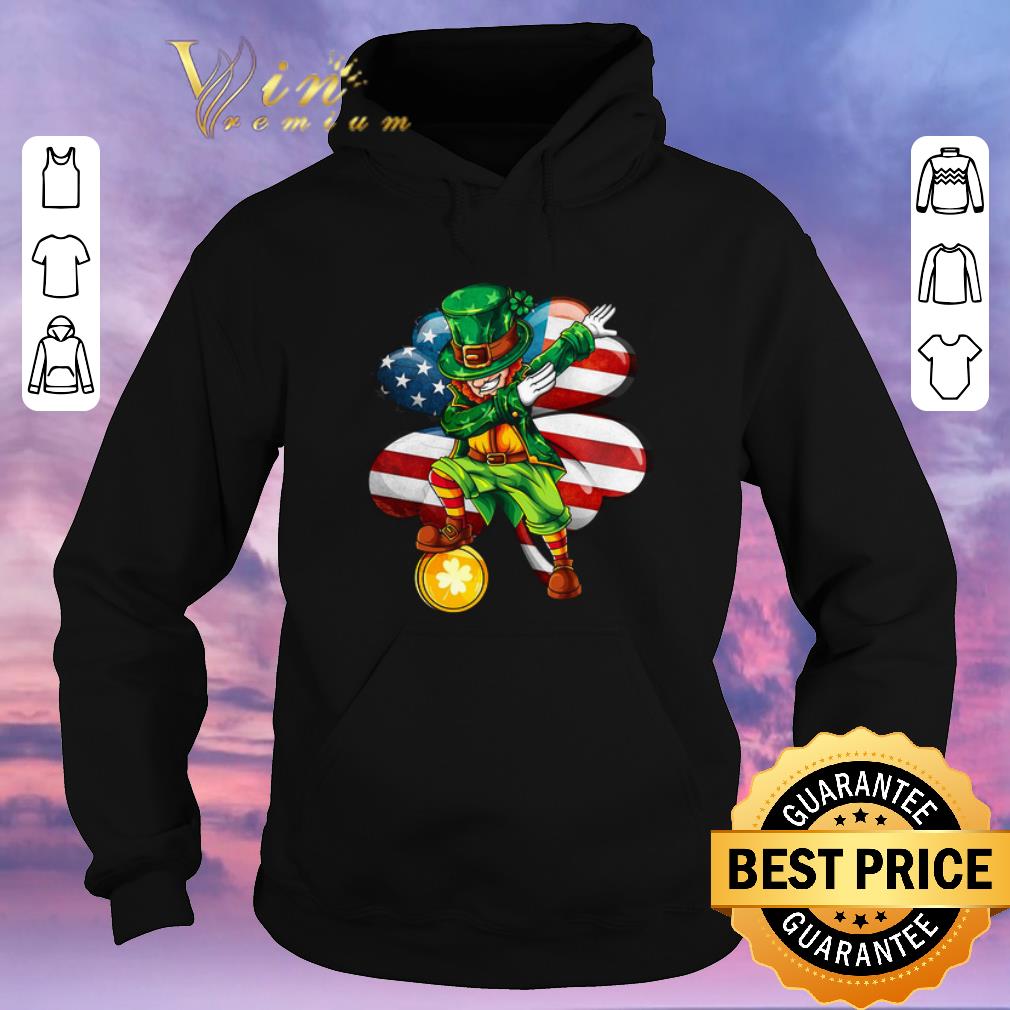 Original Dabbing Leprechaun American flag St. Patrick's day Shenanigan shirt sweater Original Dabbing Leprechaun American flag St Patrick s day Shenanigan shirt sweater 4 - Original Dabbing Leprechaun American flag St. Patrick's day Shenanigan shirt sweater