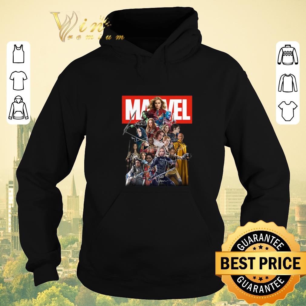Pretty Marvel Avengers Woman MCU Signatures shirt sweater 4 - Pretty Marvel Avengers Woman MCU Signatures shirt sweater