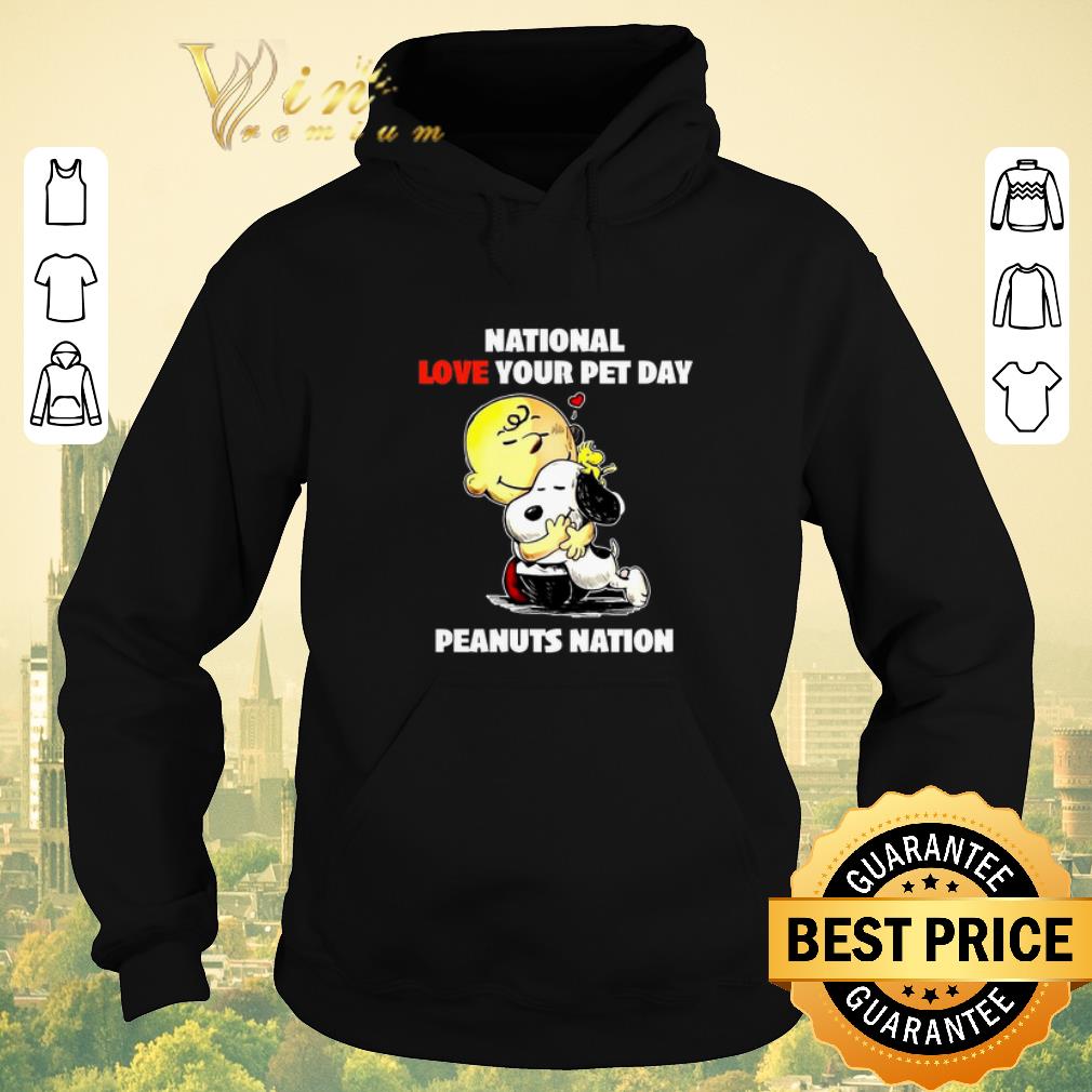 Pretty Snoopy Charlie Brown national love you pet day Peanuts nation shirt sweater 4 - Pretty Snoopy Charlie Brown national love you pet day Peanuts nation shirt sweater