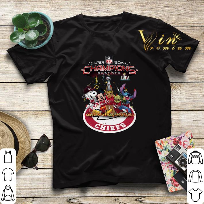 Snoopy Mickey Groot Baby Yoda Stitch Kansas City Chiefs Super Bowl Champions shirt sweater 4 - Snoopy Mickey Groot Baby Yoda Stitch Kansas City Chiefs Super Bowl Champions shirt sweater