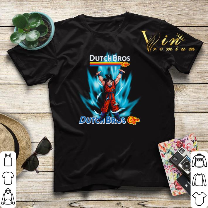 Son Goku Mashup Dutch Bros coffee Genki Dama shirt sweater 4 - Son Goku Mashup Dutch Bros coffee Genki Dama shirt sweater