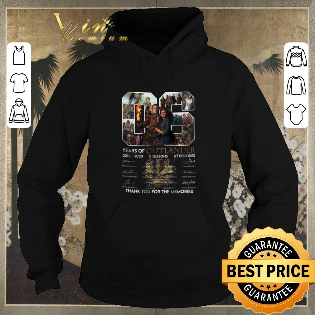 Top 06 years of Outlander 2014 2020 signature thank you for memories shirt sweater 4 - Top 06 years of Outlander 2014 2020 signature thank you for memories shirt sweater