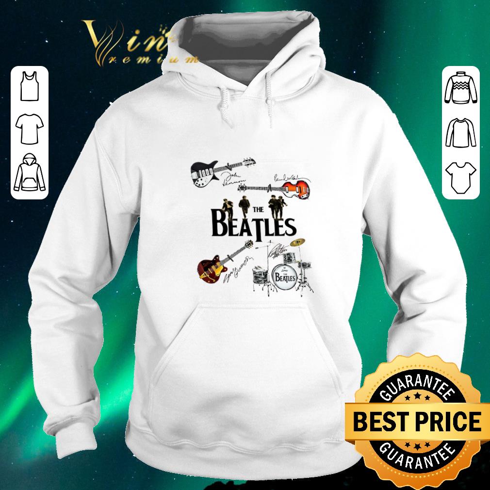 Top The Beatles Guitars drummer signatures shirt sweater 4 - Top The Beatles Guitars drummer signatures shirt sweater