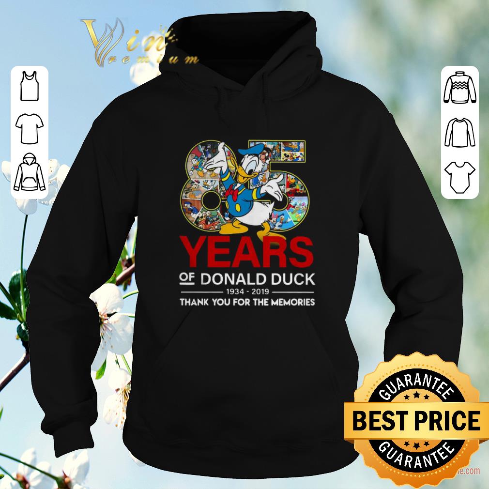 Awesome 85 Years Of Donald Duck Thank you the Memories shirt sweater Awesome 85 Years Of Donald Duck Thank you the Memories shirt sweater 4 - Awesome 85 Years Of Donald Duck Thank you the Memories shirt sweater
