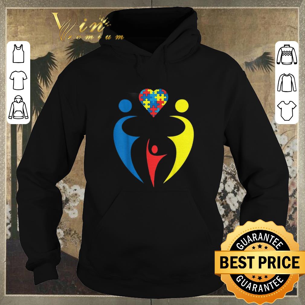 Awesome Autism Awarness Family Trio Heart Puzzle shirt sweater 4 - Awesome Autism Awarness Family Trio Heart Puzzle shirt sweater