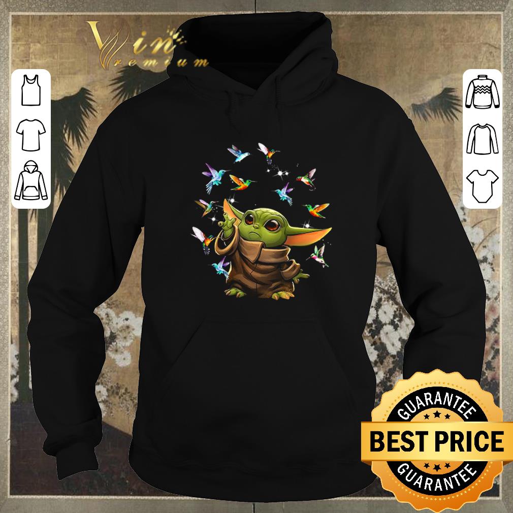 Awesome Baby Yoda Hummingbirds Star Wars shirt sweater 4 - Awesome Baby Yoda Hummingbirds Star Wars shirt sweater