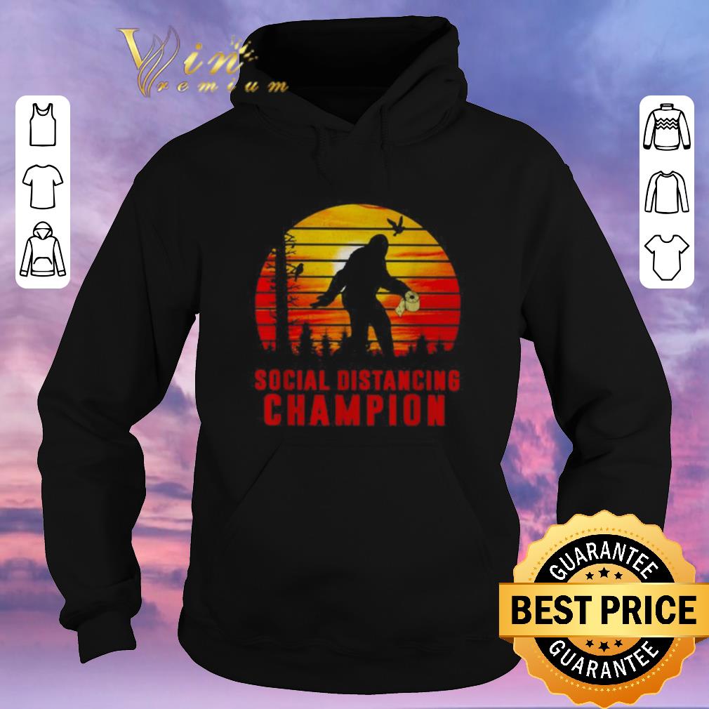 Awesome Bigfoot hug Toilet paper Social distancing champion sunset shirt sweater 4 - Awesome Bigfoot hug Toilet paper Social distancing champion sunset shirt sweater