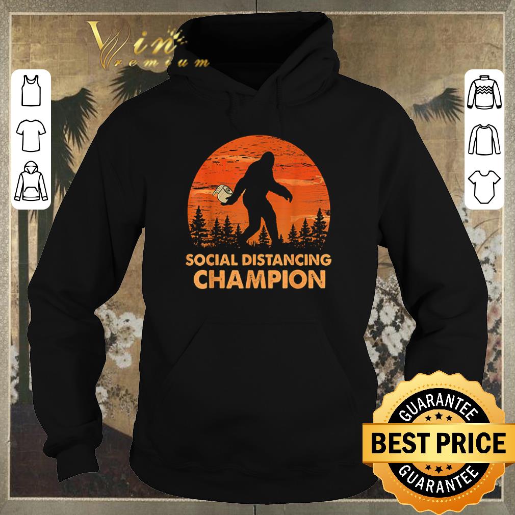 Awesome Bigfoot toilet paper social distancing champion sunset shirt sweater 4 - Awesome Bigfoot toilet paper social distancing champion sunset shirt sweater