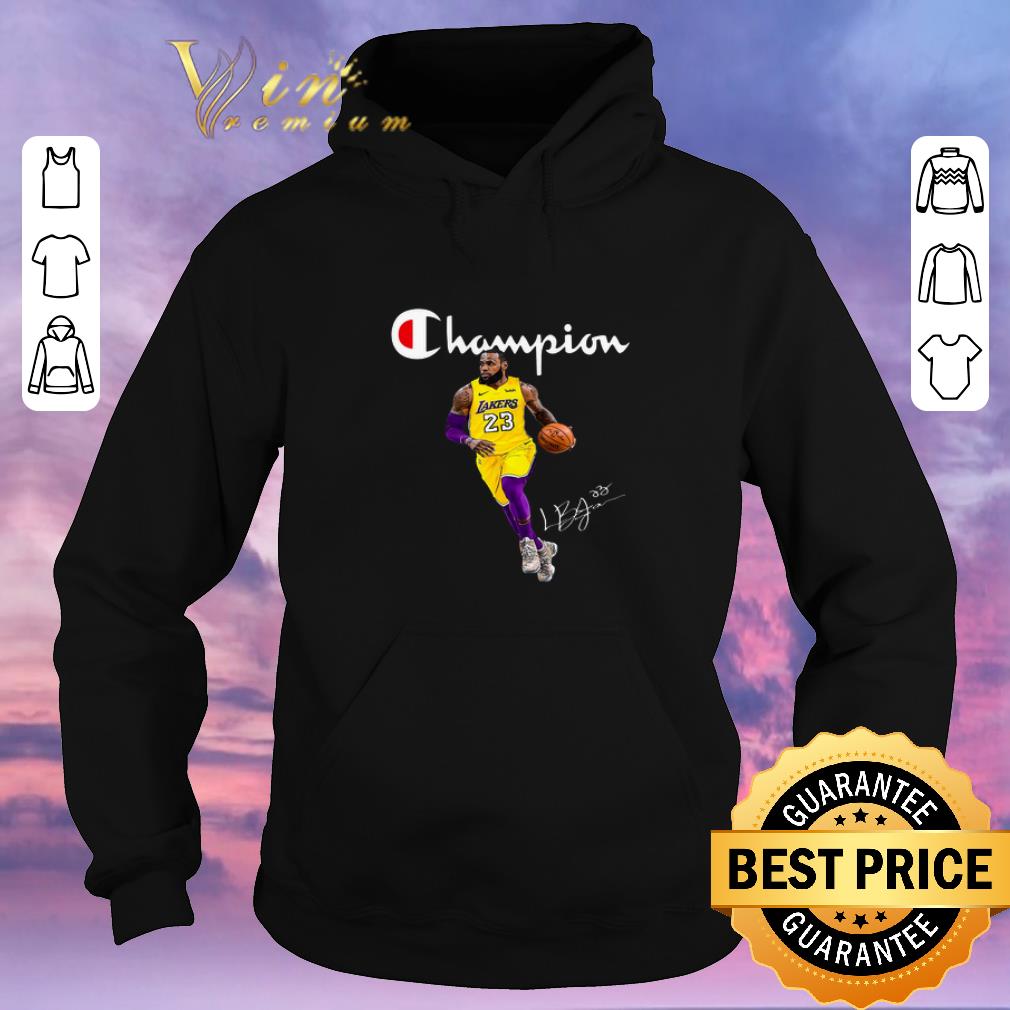 Awesome Champion Lebron James Lakers 23 signature shirt sweater 4 - Awesome Champion Lebron James Lakers 23 signature shirt sweater