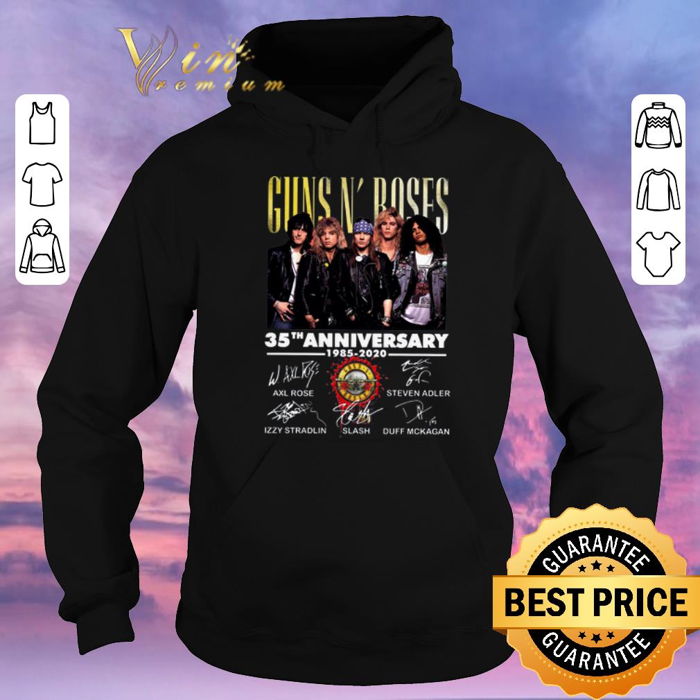 Awesome Guns N’ Roses Logo 35th anniversary 1985-2020 signatures shirt sweater Awesome Guns N Roses Logo 35th anniversary 1985 2020 signatures shirt sweater 4 - Awesome Guns N’ Roses Logo 35th anniversary 1985-2020 signatures shirt sweater