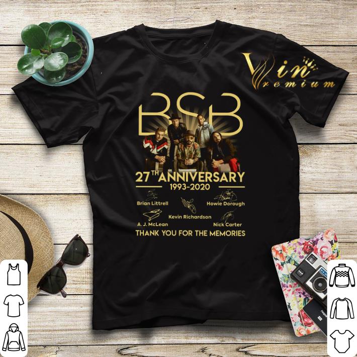 BSB 27th anniversary 1993 2020 signatures Brian Littrell shirt 4 - BSB 27th anniversary 1993-2020 signatures Brian Littrell shirt