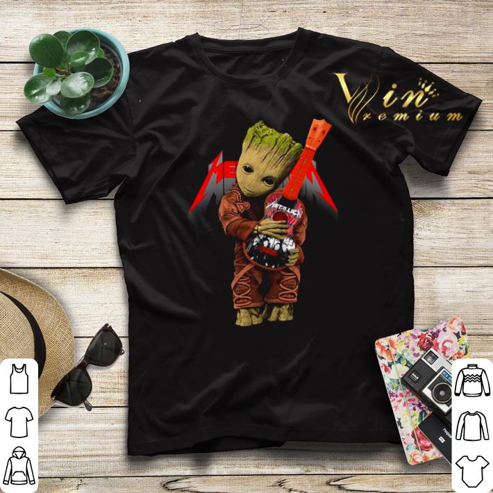 Baby Groot hug logo Metallica Guitarist shirt sweater 4 - Baby Groot hug logo Metallica Guitarist shirt sweater
