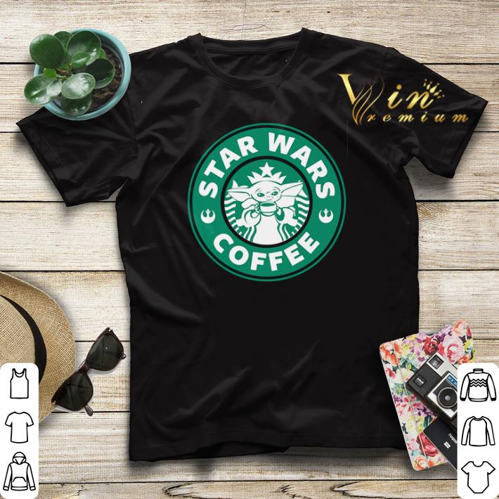 Baby Yoda Star Wars Coffee Starbucks logo shirt sweater 4 - Baby Yoda Star Wars Coffee Starbucks logo shirt sweater