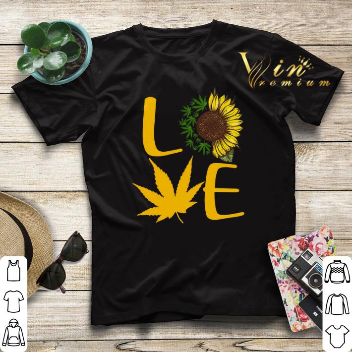 Cannabis sunflower love shirt sweater Cannabis sunflower love shirt sweater 4 - Cannabis sunflower love shirt sweater