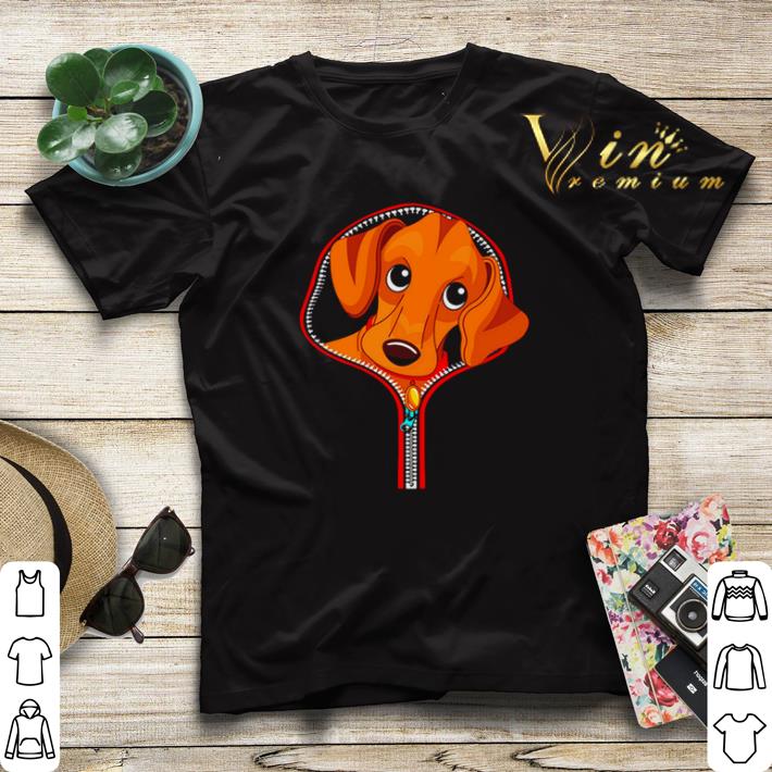 Dachshund in zip tees shirt sweater 4 - Dachshund in zip tees shirt sweater