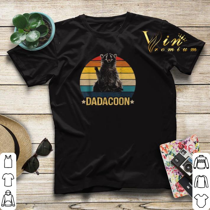 Dadacoon Raccoon Fathers day 2020 Vintage shirt sweater 4 1 - Dadacoon Raccoon Fathers day 2020 Vintage shirt sweater