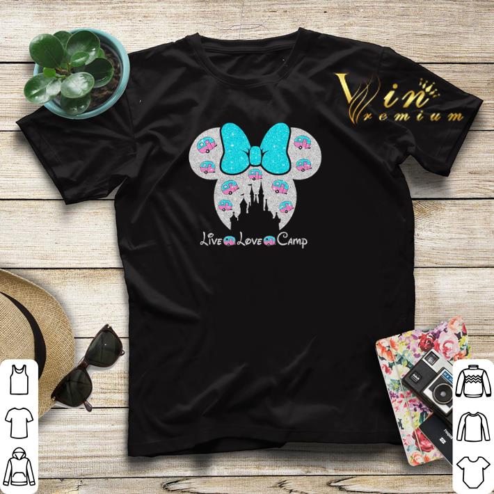 Disney Minnie Mouse Live Love Camp shirt sweater 4 1 - Disney Minnie Mouse Live Love Camp shirt sweater
