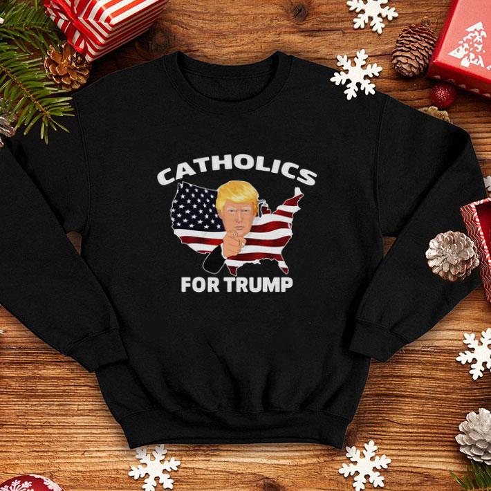 Funny Catholics For Donald Trump American map shirt Funny Catholics For Donald Trump American map shirt 4 - Funny Catholics For Donald Trump American map shirt