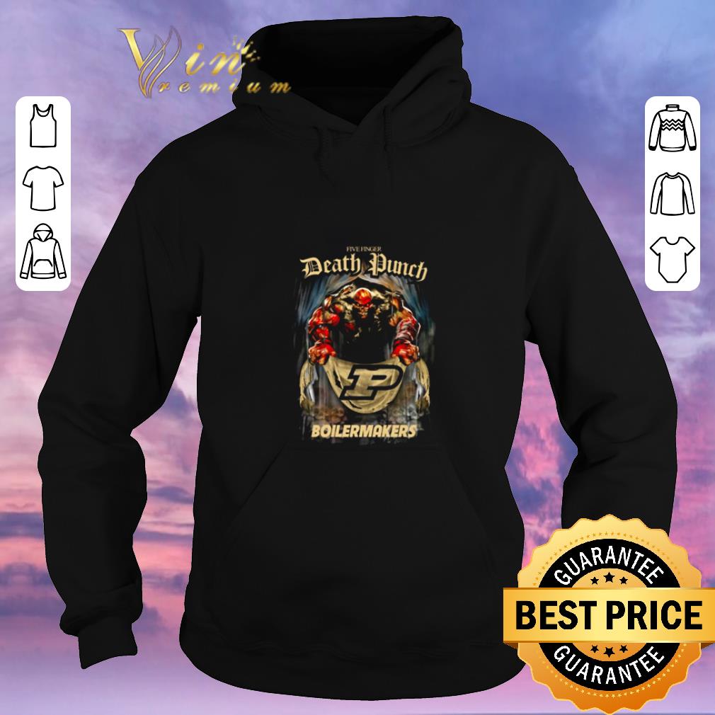 Funny Five Finger Death Punch holding Purdue Boilermakers flag shirt sweater 4 - Funny Five Finger Death Punch holding Purdue Boilermakers flag shirt sweater