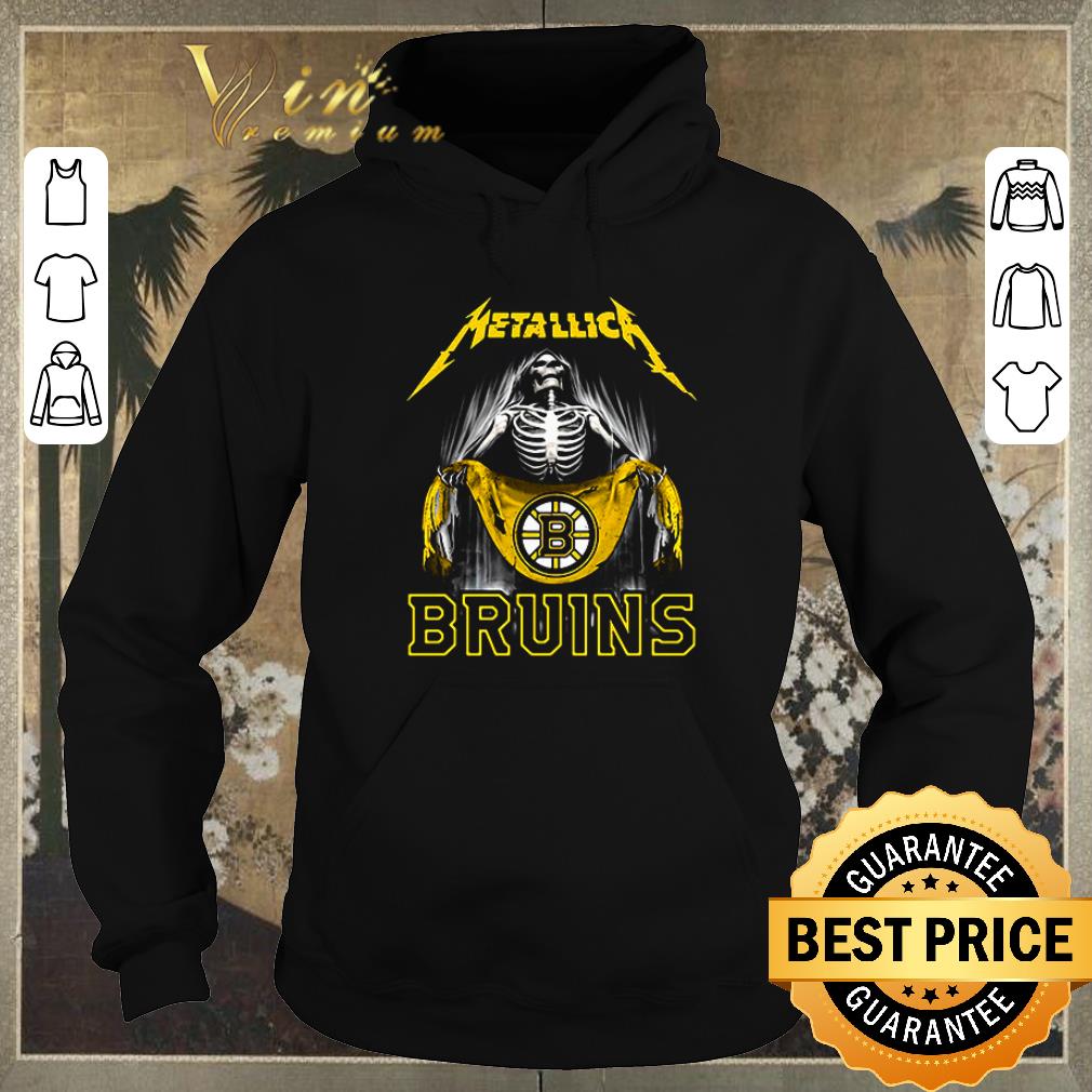 Funny Metallica Skull Boston Bruins shirt sweater 4 - Funny Metallica Skull Boston Bruins shirt sweater