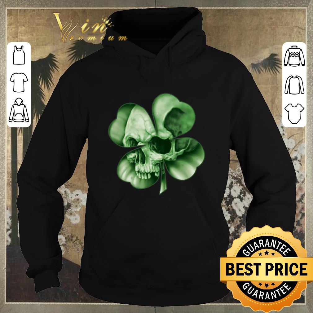 Funny Skull Shamrock St Patrick s day shirt sweater 4 - Funny Skull Shamrock St. Patrick's day shirt sweater