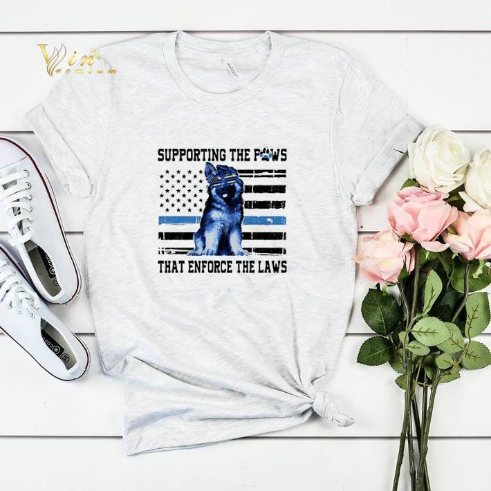 German Shepherd supporting the paws that enforce the laws shirt sweater German Shepherd supporting the paws that enforce the laws shirt sweater 4 - German Shepherd supporting the paws that enforce the laws shirt sweater