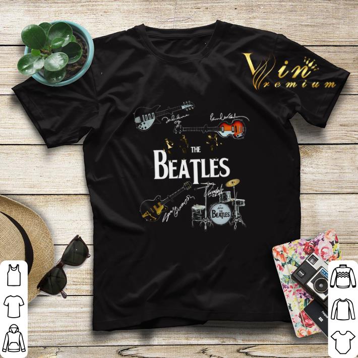 Guitars The Beatles signatures drummer shirt sweater 4 - Guitars The Beatles signatures drummer shirt sweater