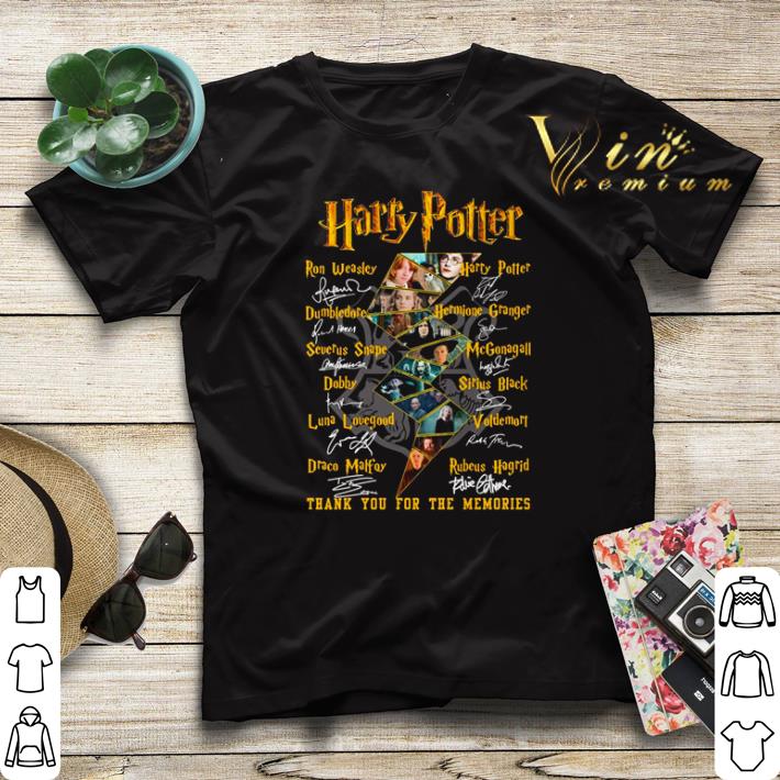 Harry Potter members and signatures thank you for the memories shirt sweater 4 - Harry Potter members and signatures thank you for the memories shirt sweater