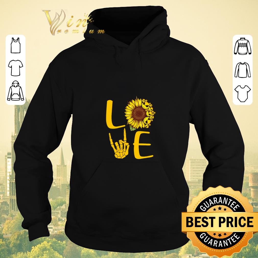 Hot Love Sunflower Jack Skeleton Rock and roll shirt sweater 4 - Hot Love Sunflower Jack Skeleton Rock and roll shirt sweater
