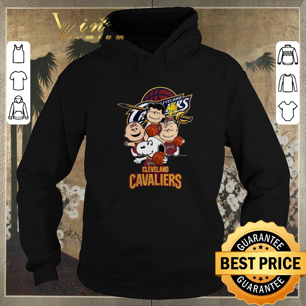 Hot Peanuts characters Cleveland Cavaliers logo shirt sweater 4 - Hot Peanuts characters Cleveland Cavaliers logo shirt sweater
