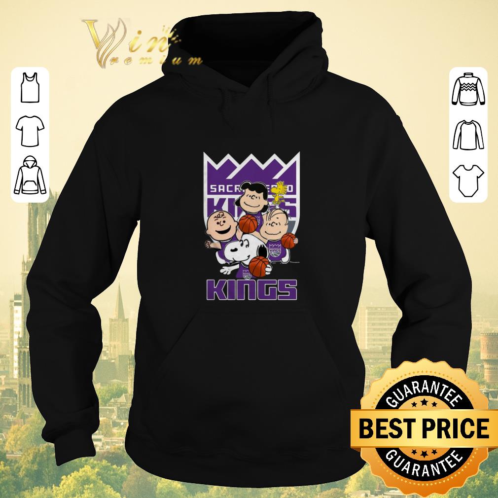Hot Peanuts characters Sacramento Kings logo shirt sweater 4 - Hot Peanuts characters Sacramento Kings logo shirt sweater