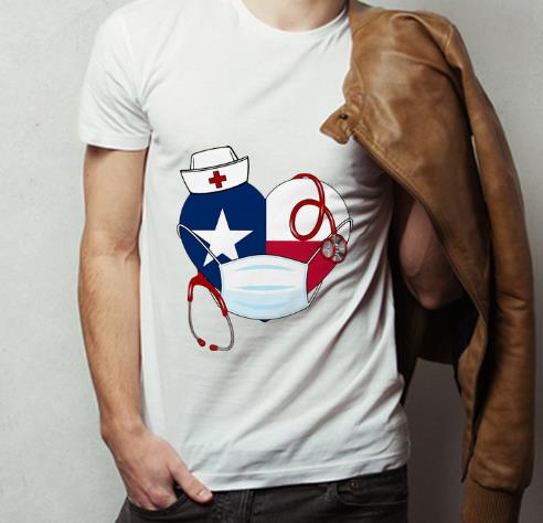 Hot Texas Heart Mask Nurse Protection shirt 4 - Hot Texas Heart Mask Nurse Protection shirt