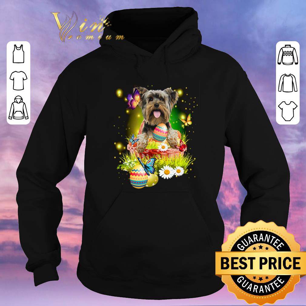 Hot Yorkshire Terrier Easter Butterfly White Daisy Flower shirt sweater 4 - Hot Yorkshire Terrier Easter Butterfly White Daisy Flower shirt sweater