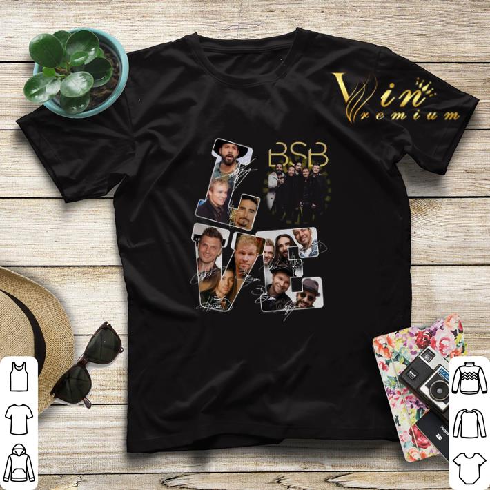 Love BSB Backstreet Boys Signatures shirt sweater 4 - Love BSB Backstreet Boys Signatures shirt sweater