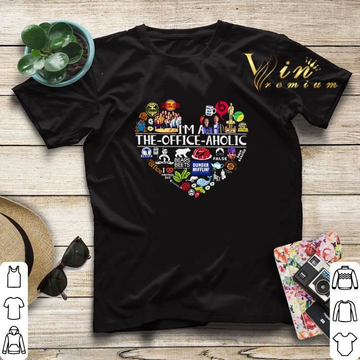 Love I m a the Office aholic Dunder Mifflin heart shirt sweater 4 - Love I’m a the-Office-aholic Dunder Mifflin heart shirt sweater