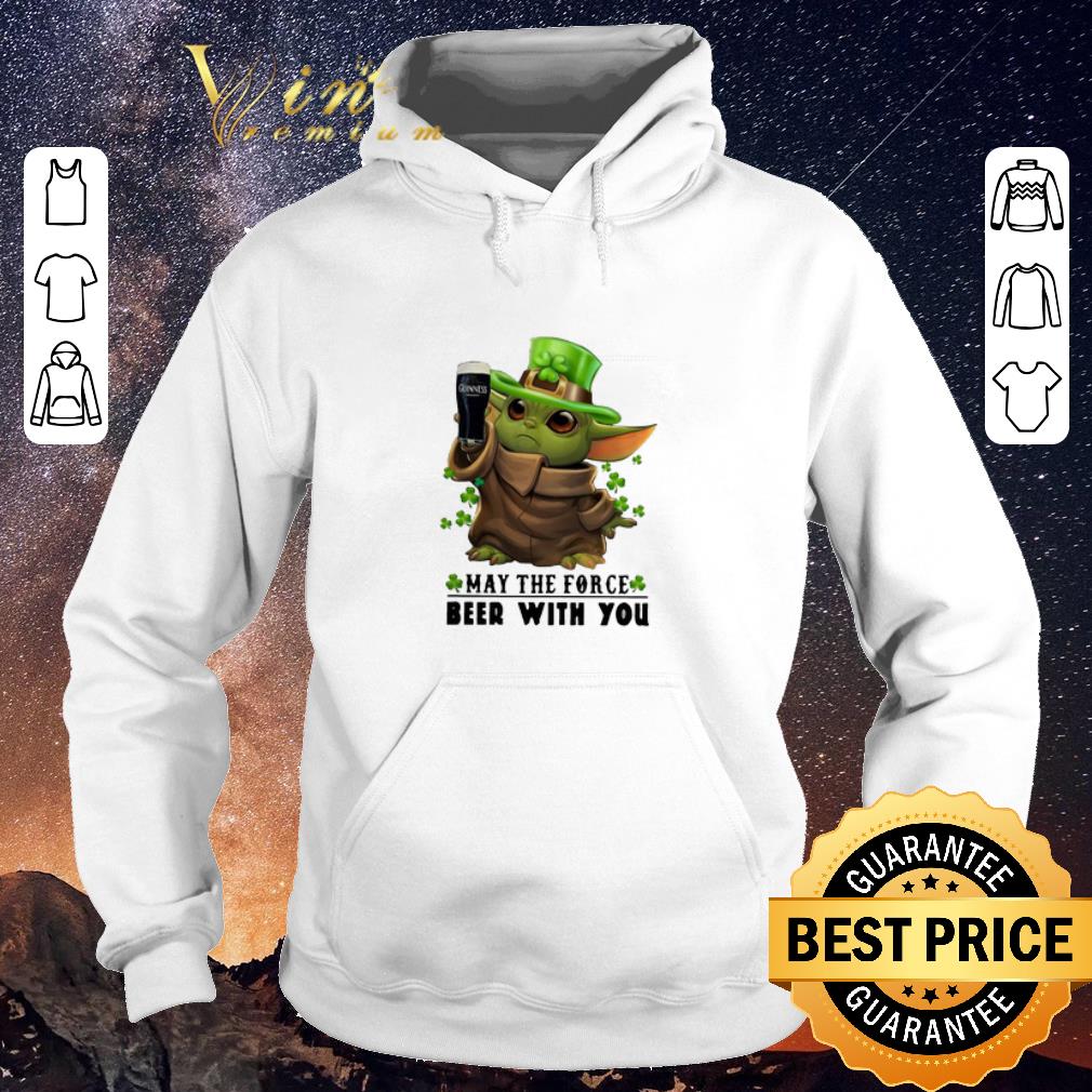 Official Baby Yoda Guinness may the force beer with you St Patrick s day shirt sweater 4 - Official Baby Yoda Guinness may the force beer with you St. Patrick's day shirt sweater