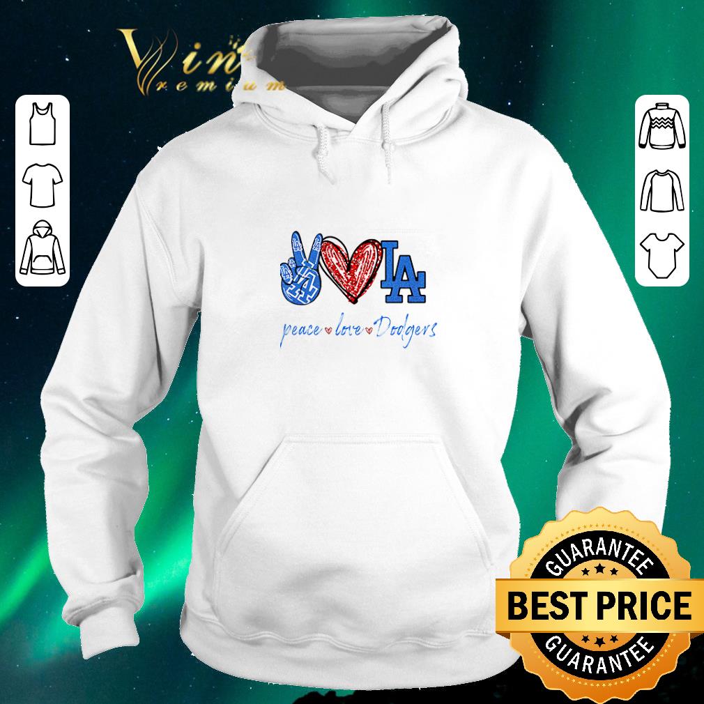 Official Peace love Los Angeles Dodgers diamond shirt sweater 4 - Official Peace love Los Angeles Dodgers diamond shirt sweater