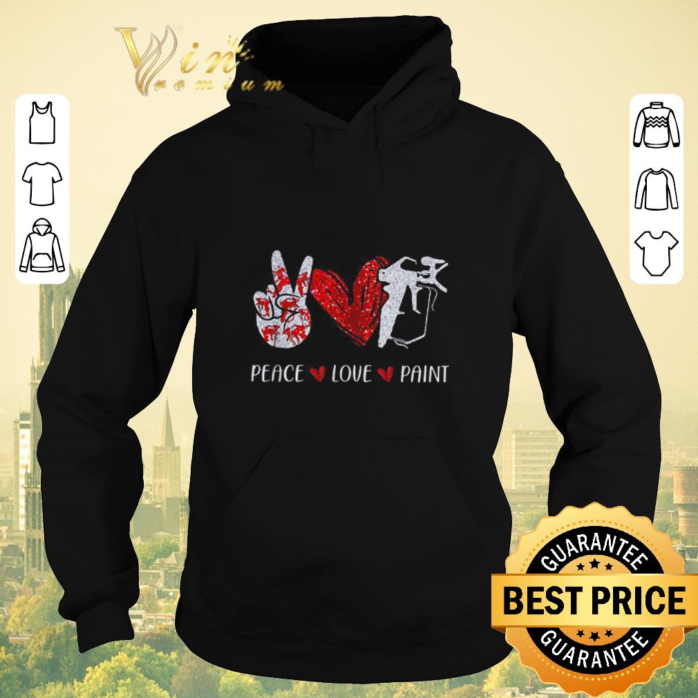 Official Peace love paint Spray gun shirt sweater 4 - Official Peace love paint Spray gun shirt sweater